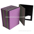 2014 High-quality Eyeshadow Boxes with EVA Inlay, Glitter Fancy Paper, Customized Sizes and Logos